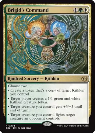 Brigid's Command (ECL-208) Foil - Lorwyn Eclipsed