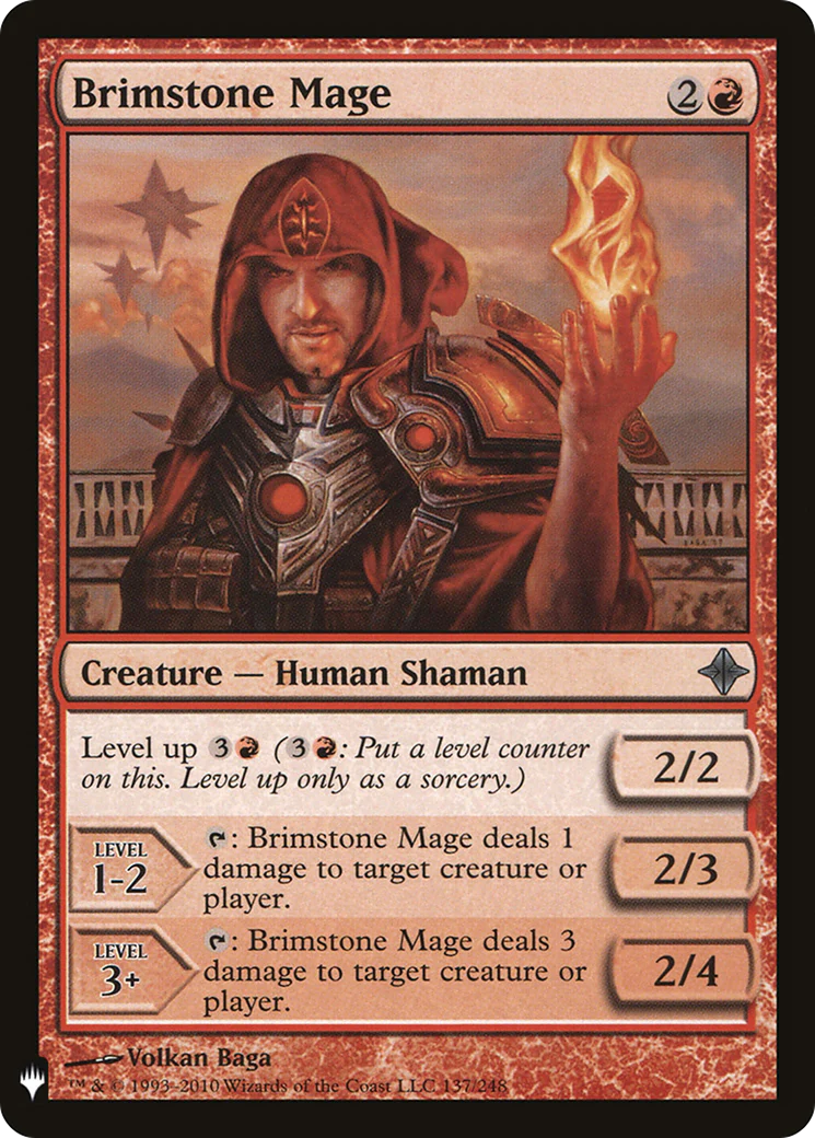 Brimstone Mage (LIST-137)  - The List