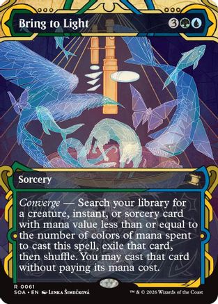 Bring to Light (SOA-061)  Foil - Secrets of Strixhaven: Mystical Archive