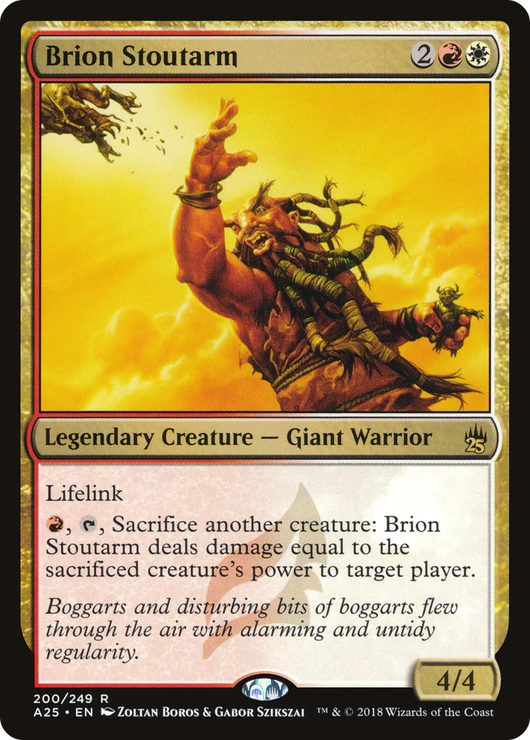 Brion Stoutarm (A25-200)  Foil - Masters 25