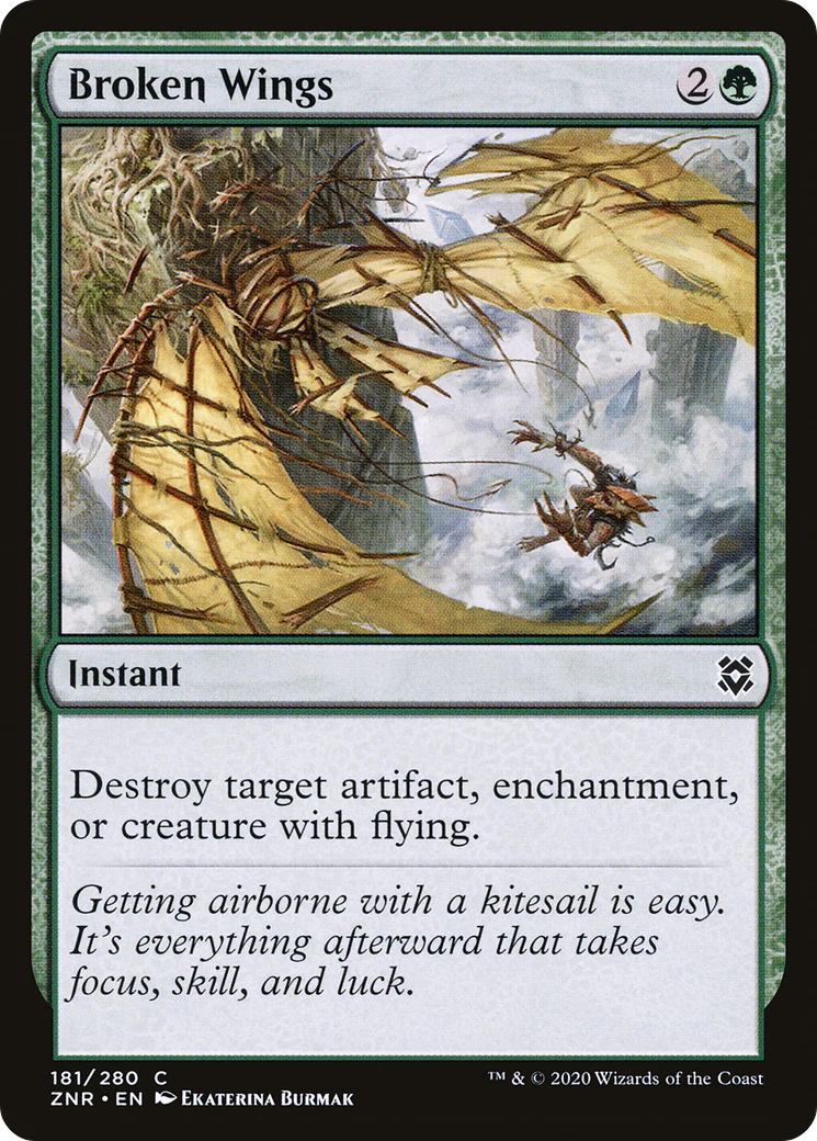 Broken Wings (ZNR-181)  Foil - Zendikar Rising