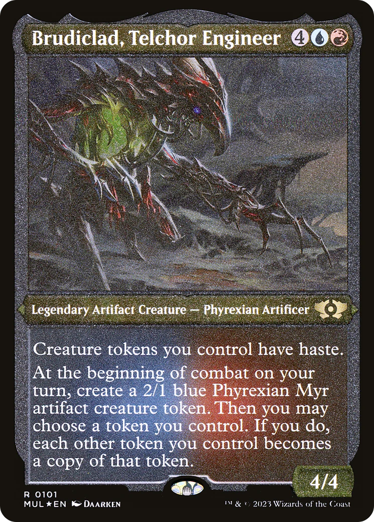 Brudiclad, Telchor Engineer (Foil Etched) (MUL-101)  Foil - Multiverse Legends