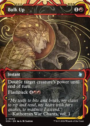 Bulk Up (SOA-040)  Foil - Secrets of Strixhaven: Mystical Archive