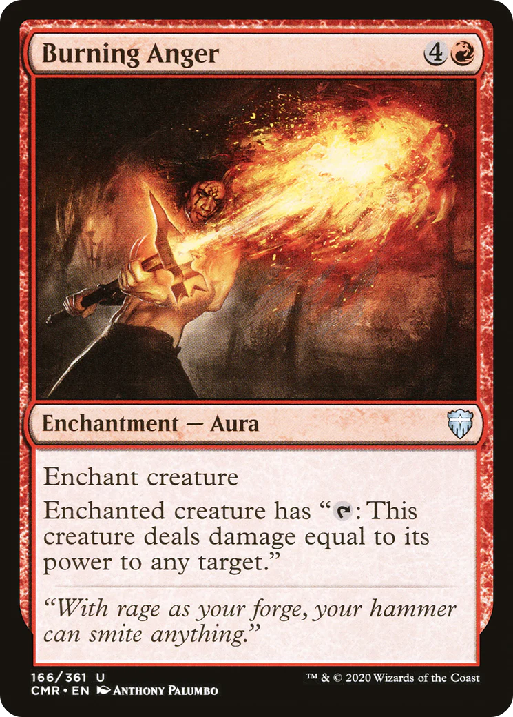Burning Anger (CMR-166)  - Commander Legends