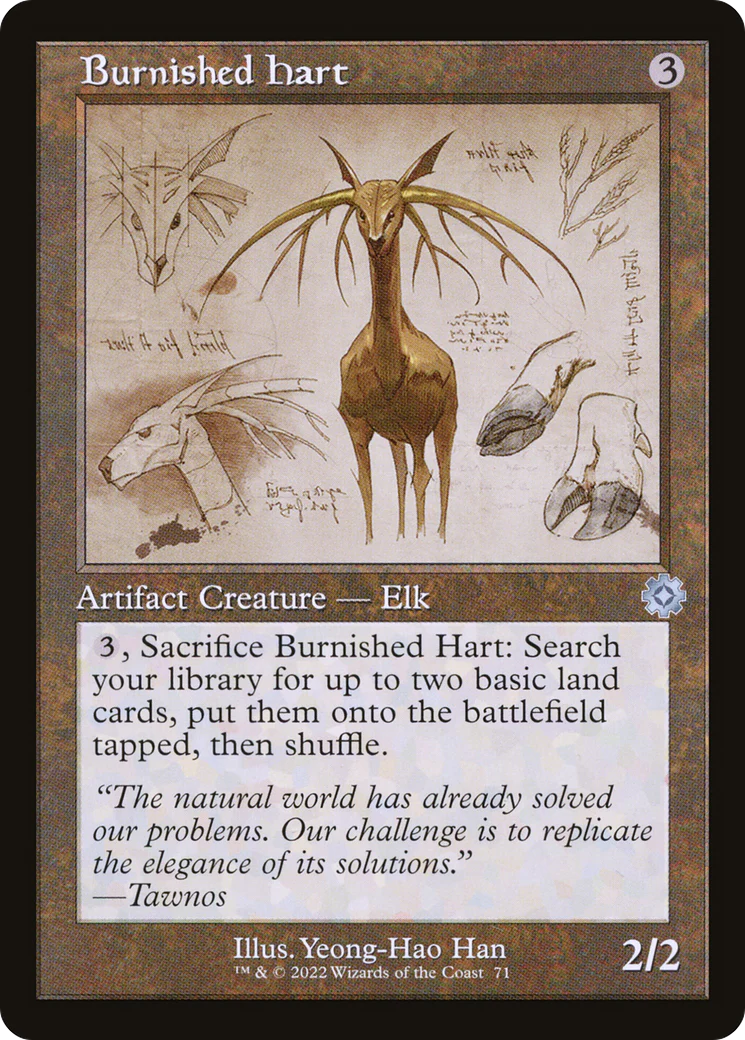 Burnished Hart (Schematic) (BRR-071)  - The Brothers' War Retro Artifacts