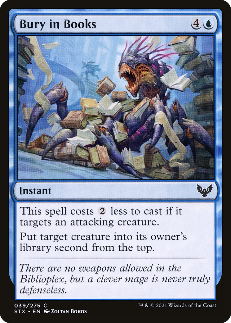 Bury in Books (STX-039)  - Strixhaven: School of Mages