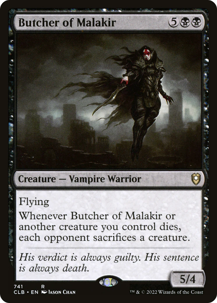 Butcher of Malakir (CLB-741)  - Commander Legends: Battle for Baldur's Gate