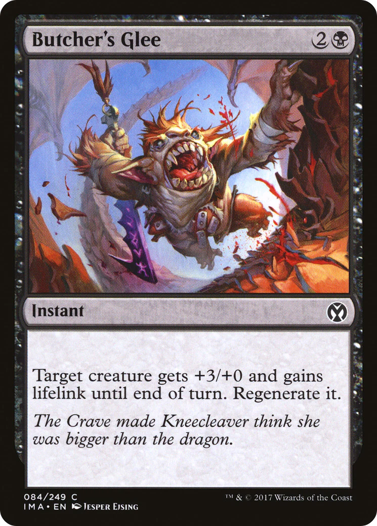 Butcher's Glee (IMA-084)  Foil - Iconic Masters