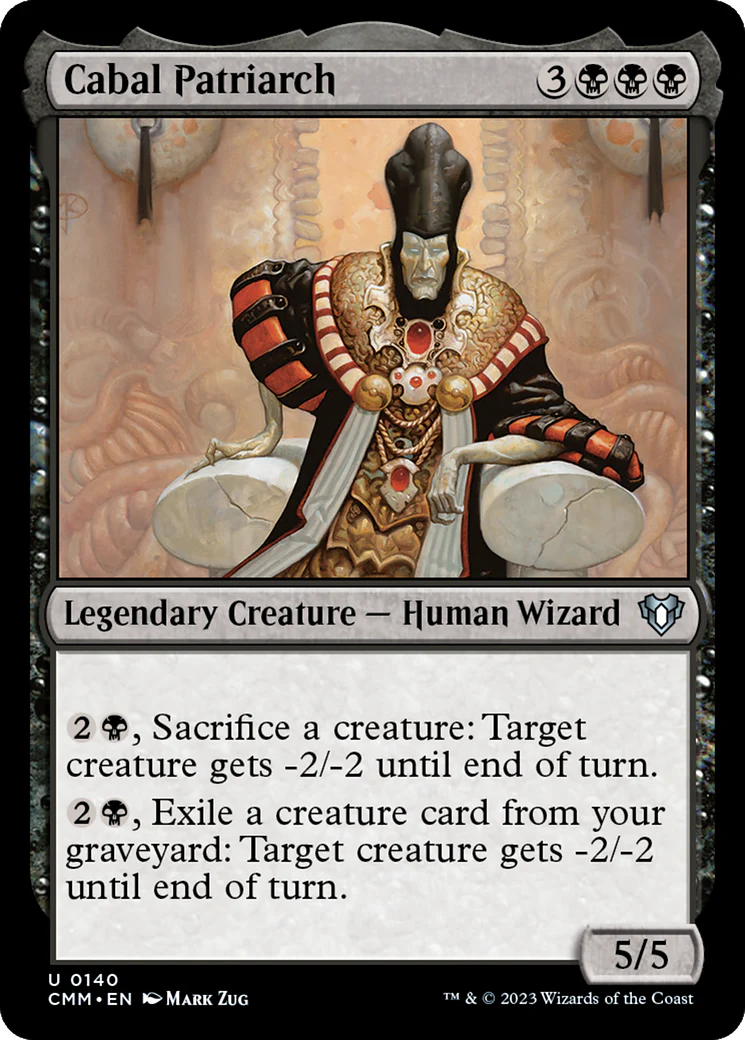 Cabal Patriarch (CMM-140)  Foil - Commander Masters