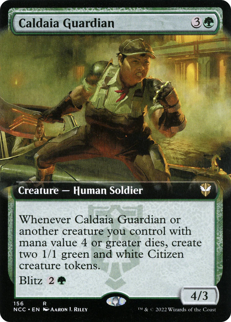 Caldaia Guardian (Extended Art) (NCC-156)  - New Capenna Commander: (Extended Art)