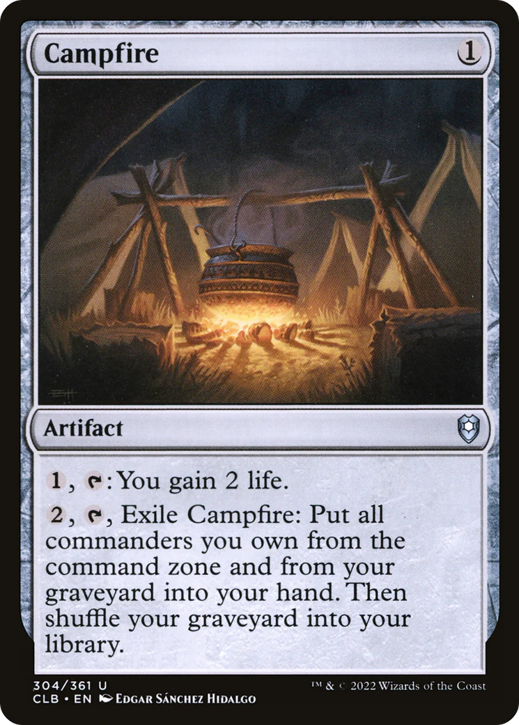 Campfire (CLB-304)  Foil - Commander Legends: Battle for Baldur's Gate