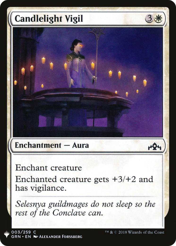 Candlelight Vigil (LIST-003)  - The List