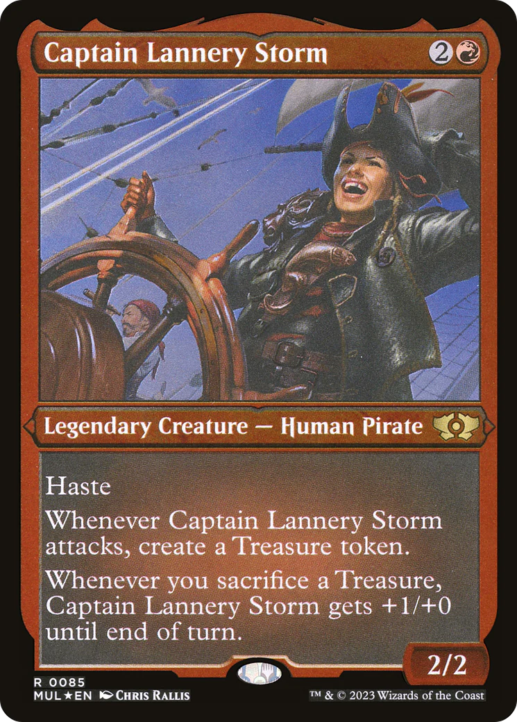 Captain Lannery Storm (Foil Etched) (MUL-085)  Foil - Multiverse Legends