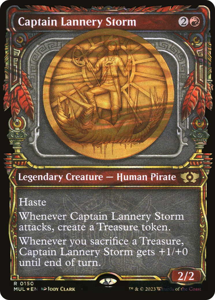 Captain Lannery Storm (Halo Foil) (MUL-150) Foil - Multiverse Legends: (Showcase)