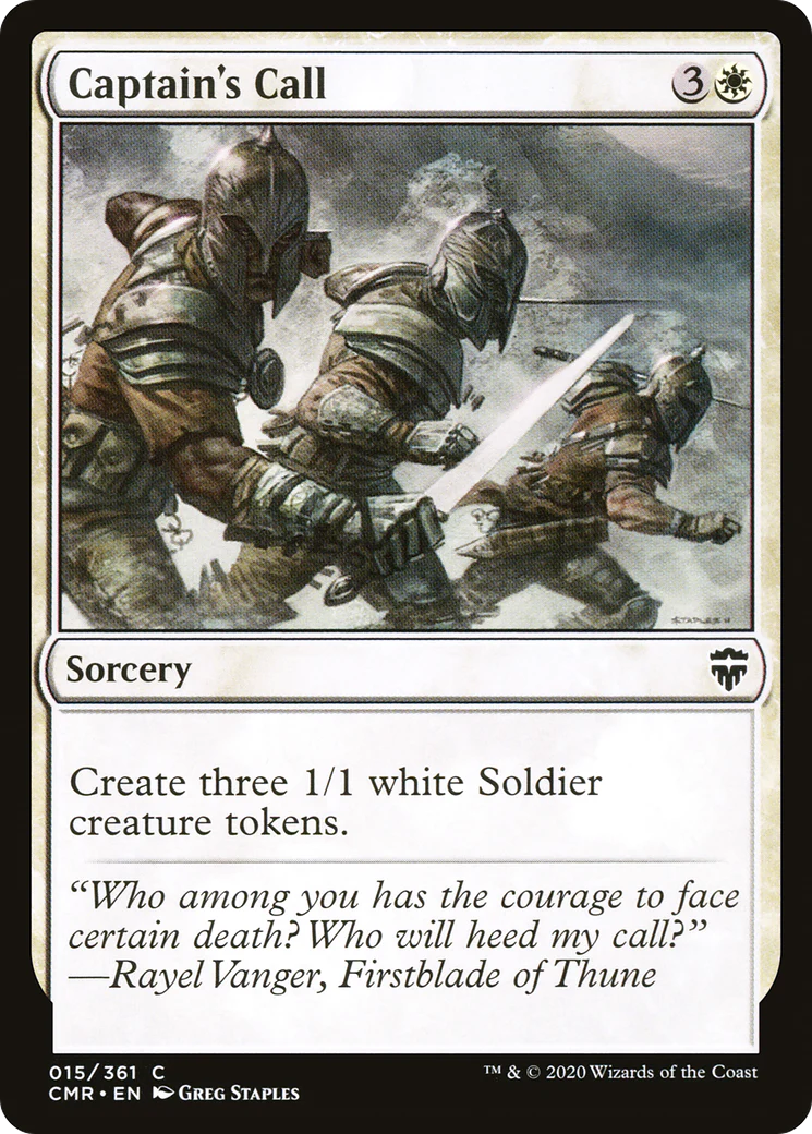 Captain's Call (CMR-015)  - Commander Legends