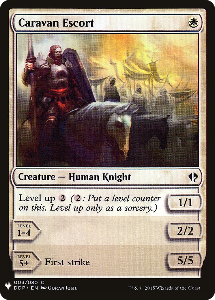 Caravan Escort (LIST-DDP-3)  - The List