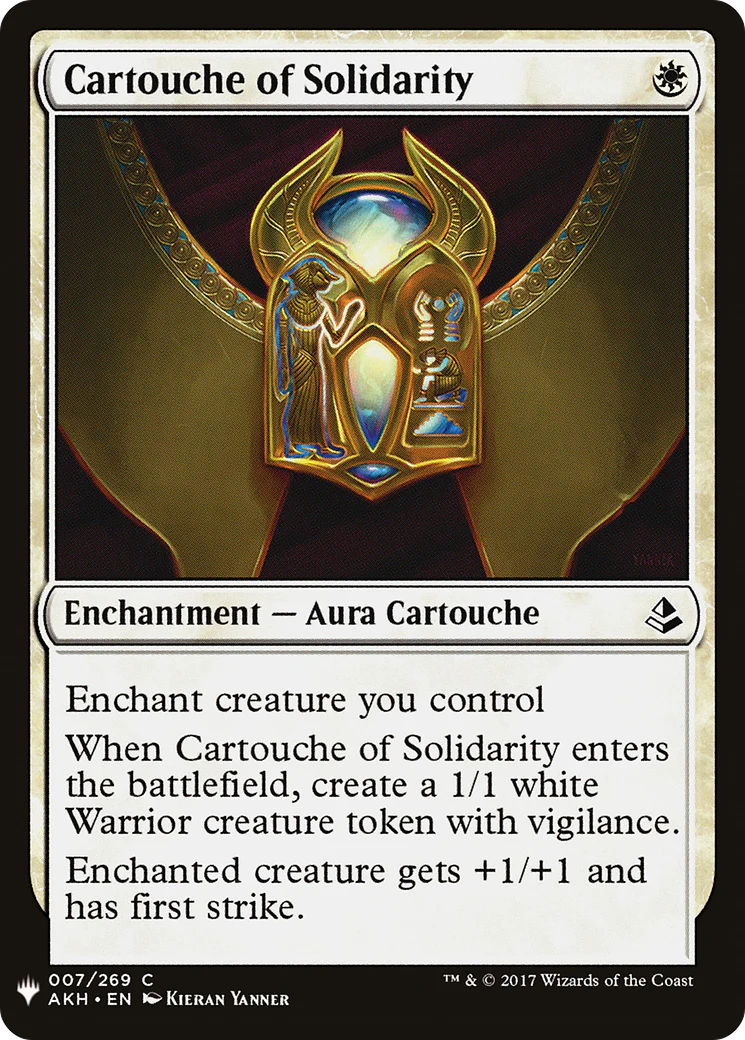 Cartouche of Solidarity (LIST-007)  - The List