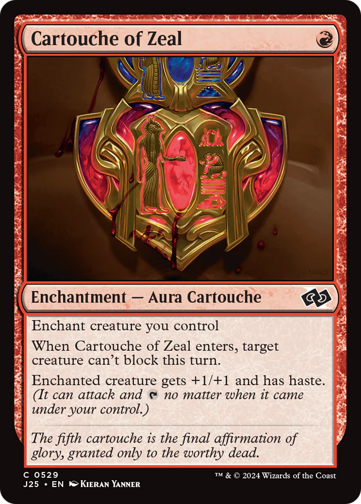 Cartouche of Zeal (J25-529)  - Foundations Jumpstart