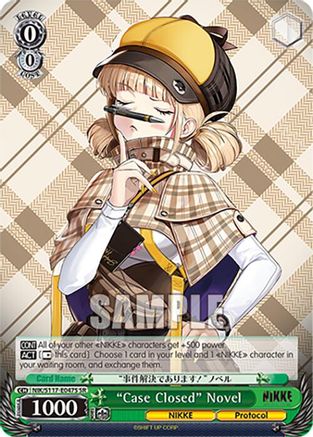 "Case Closed" Novel (SR) (NIK/S117-E047S SR) - GODDESS OF VICTORY: NIKKE