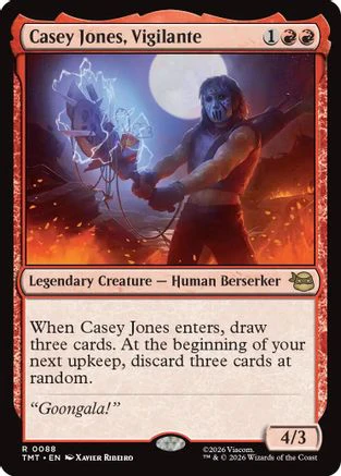 Casey Jones, Vigilante (TMT-088)  - Teenage Mutant Ninja Turtles