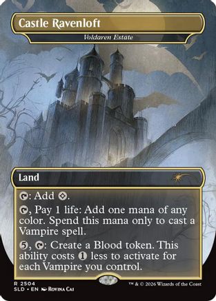 Castle Ravenloft - Voldaren Estate (SLD-2504)  Foil - Secret Lair Drop Series