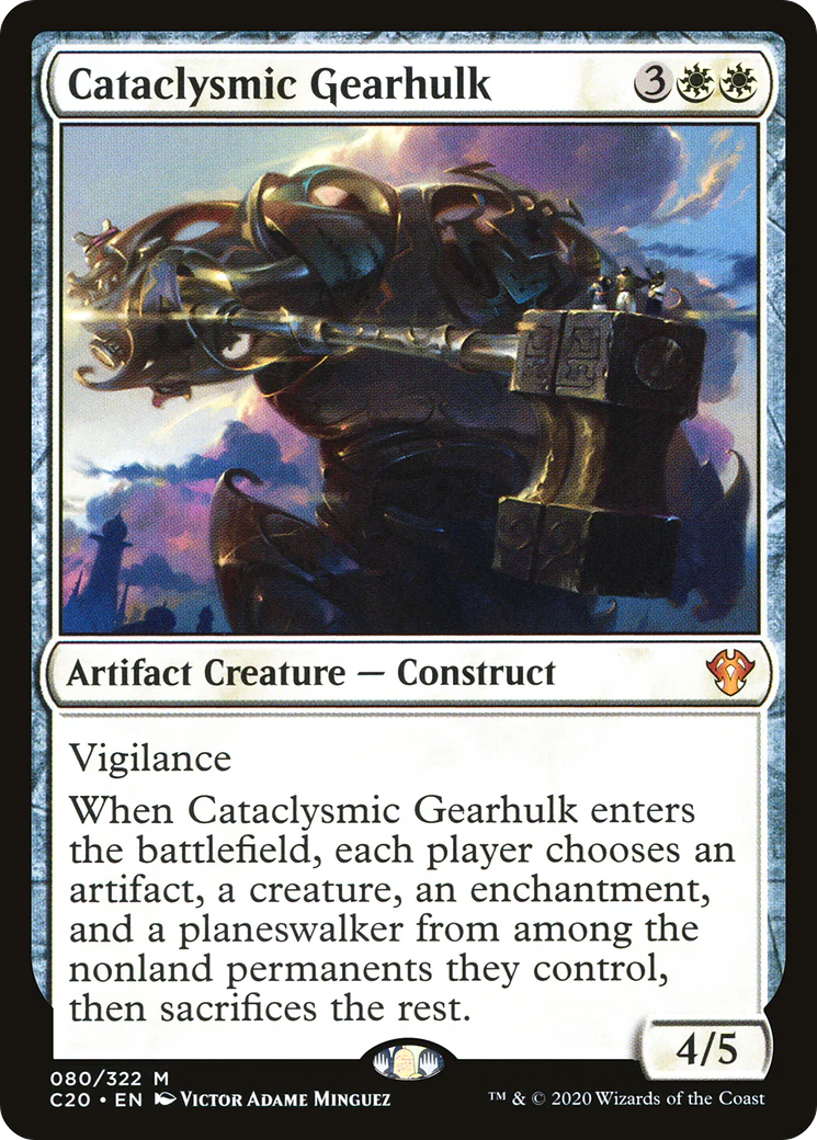 Cataclysmic Gearhulk (C20-080)  - Commander 2020