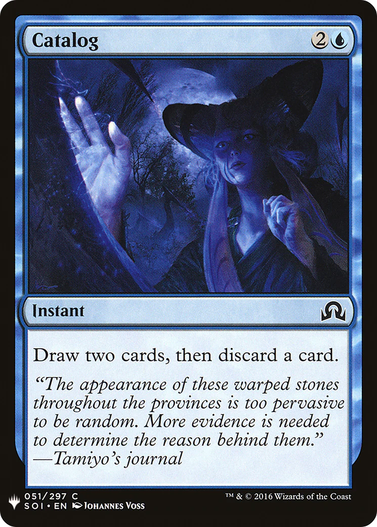 Catalog (LIST-051)  - The List