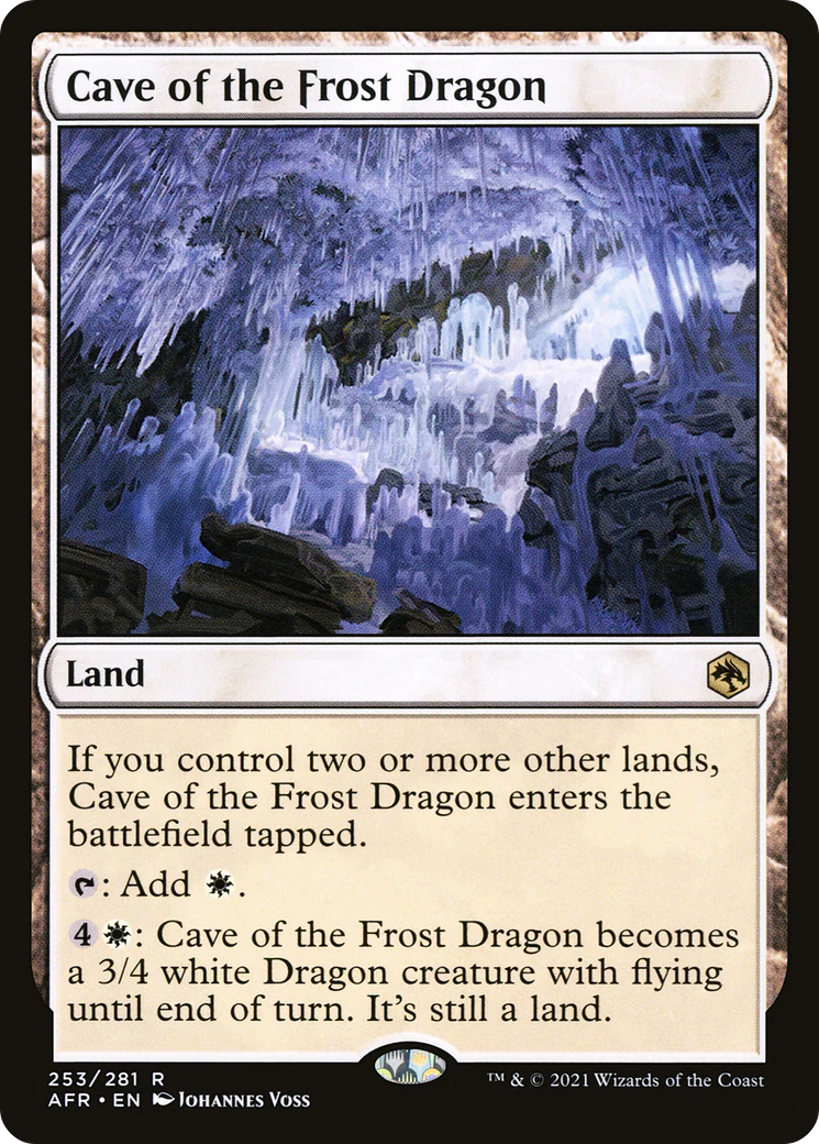 Cave of the Frost Dragon (AFR-253) - Adventures in the Forgotten Realms