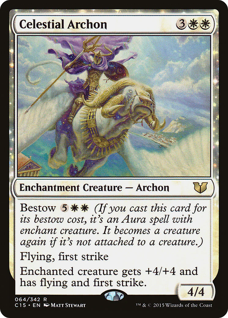 Celestial Archon (C15-064)  - Commander 2015: (enchantment)