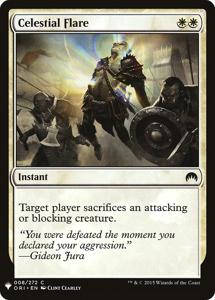 Celestial Flare (LIST-008)  - The List