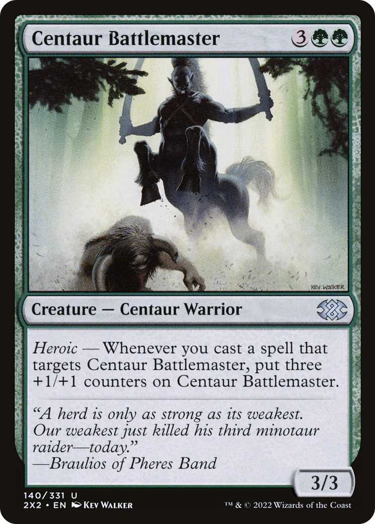 Centaur Battlemaster (2X2-140)  Foil - Double Masters 2022