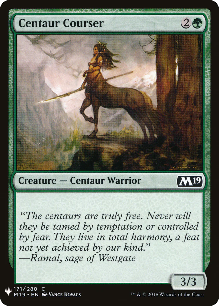 Centaur Courser (LIST-M19-171)  - The List