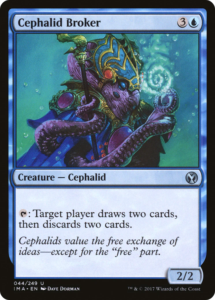 Cephalid Broker (IMA-044)  Foil - Iconic Masters