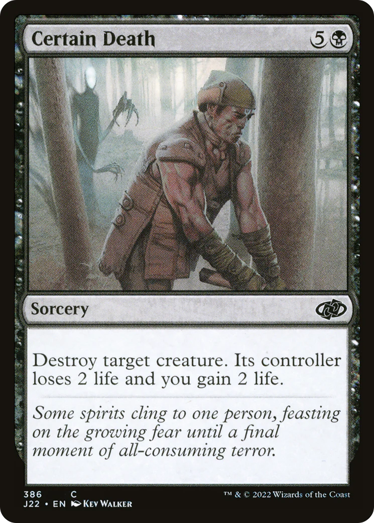 Certain Death (J22-386)  - Jumpstart 2022