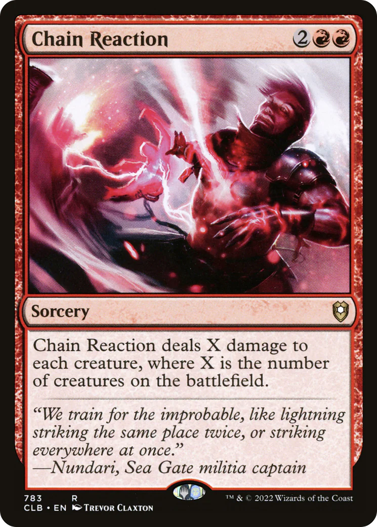 Chain Reaction (CLB-783)  - Commander Legends: Battle for Baldur's Gate