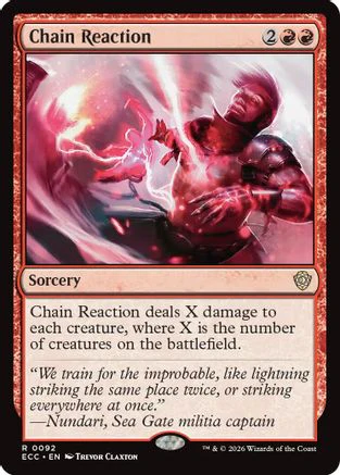 Chain Reaction (ECC-092)  - Commander: Lorwyn Eclipsed