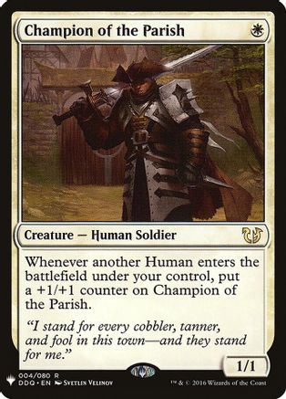 Champion of the Parish (LIST-004)  - The List Reprints