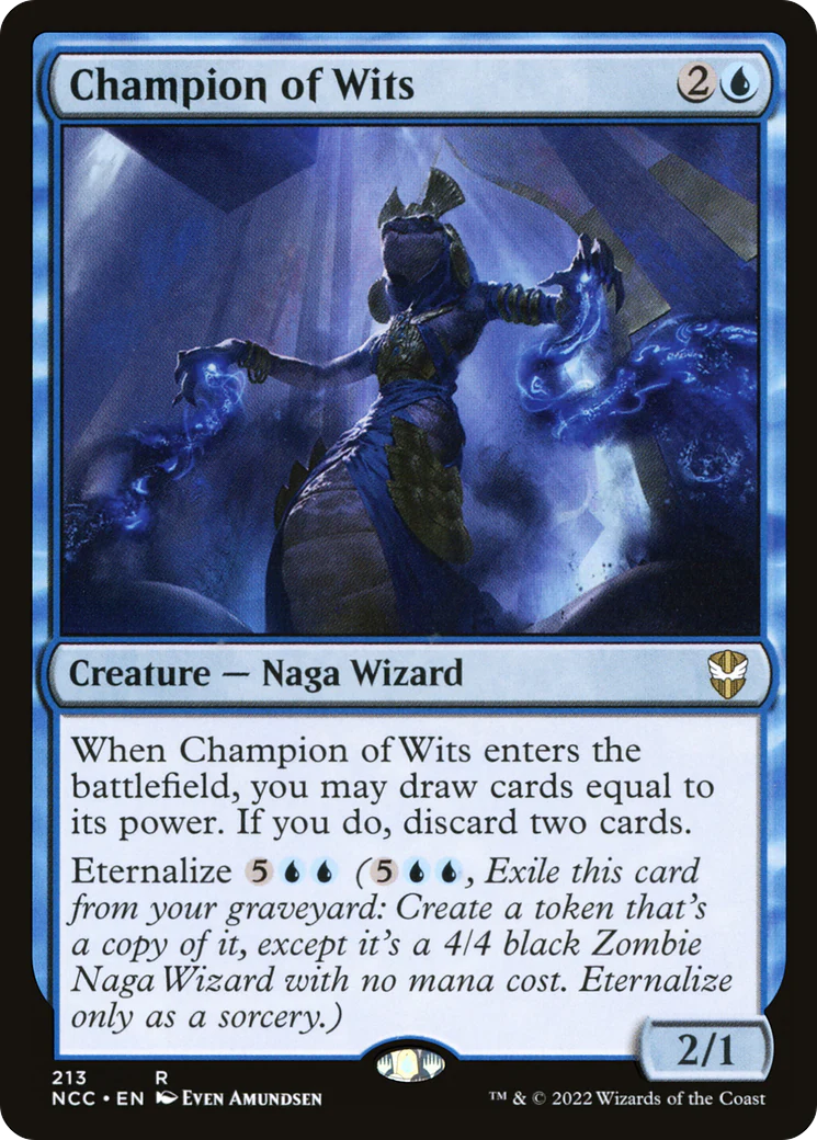 Champion of Wits (NCC-213)  - New Capenna Commander