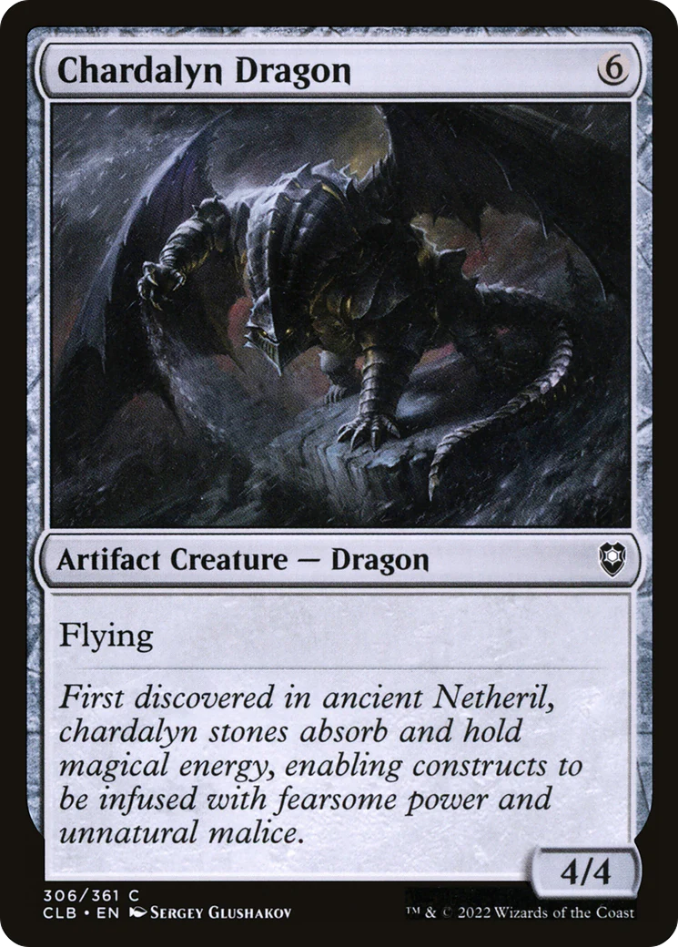 Chardalyn Dragon (CLB-306)  Foil - Commander Legends: Battle for Baldur's Gate