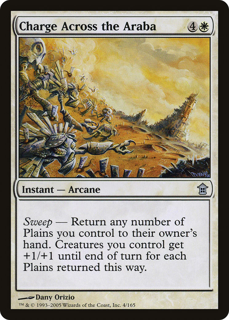 Charge Across the Araba (SOK-004)  Foil - Saviors of Kamigawa