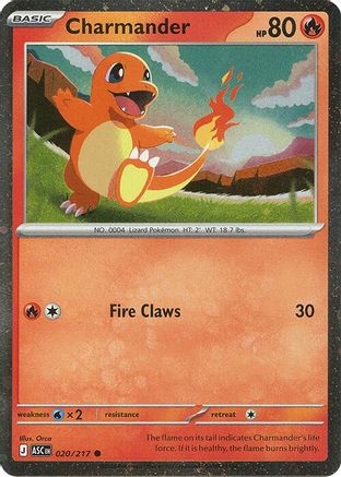 Charmander (Cosmos Holo) 020/217 ME Ascended Heroes - Common