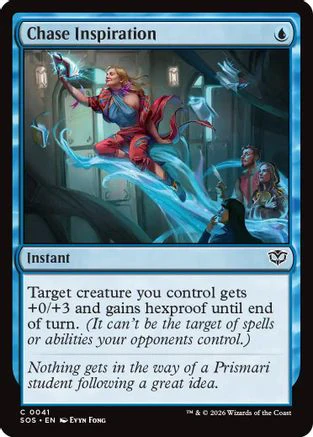 Chase Inspiration (SOS-041)  Foil - Secrets of Strixhaven