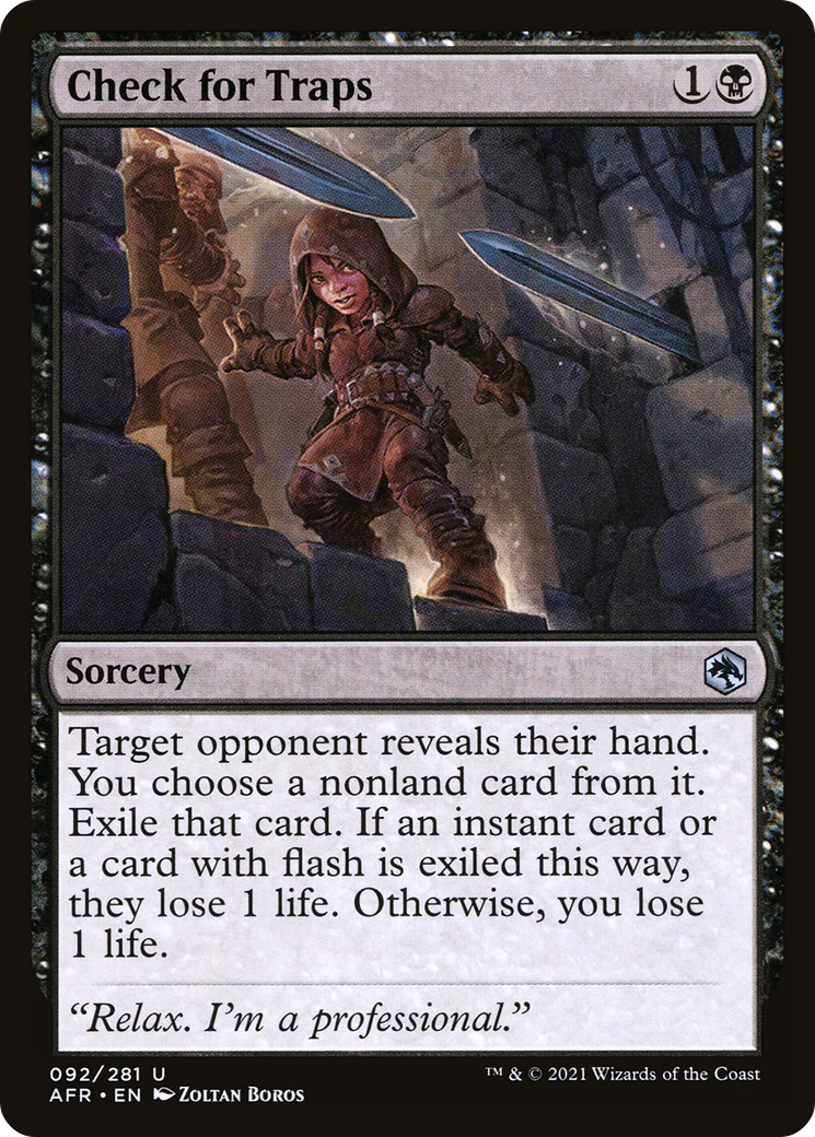 Check for Traps (AFR-092)  - Adventures in the Forgotten Realms