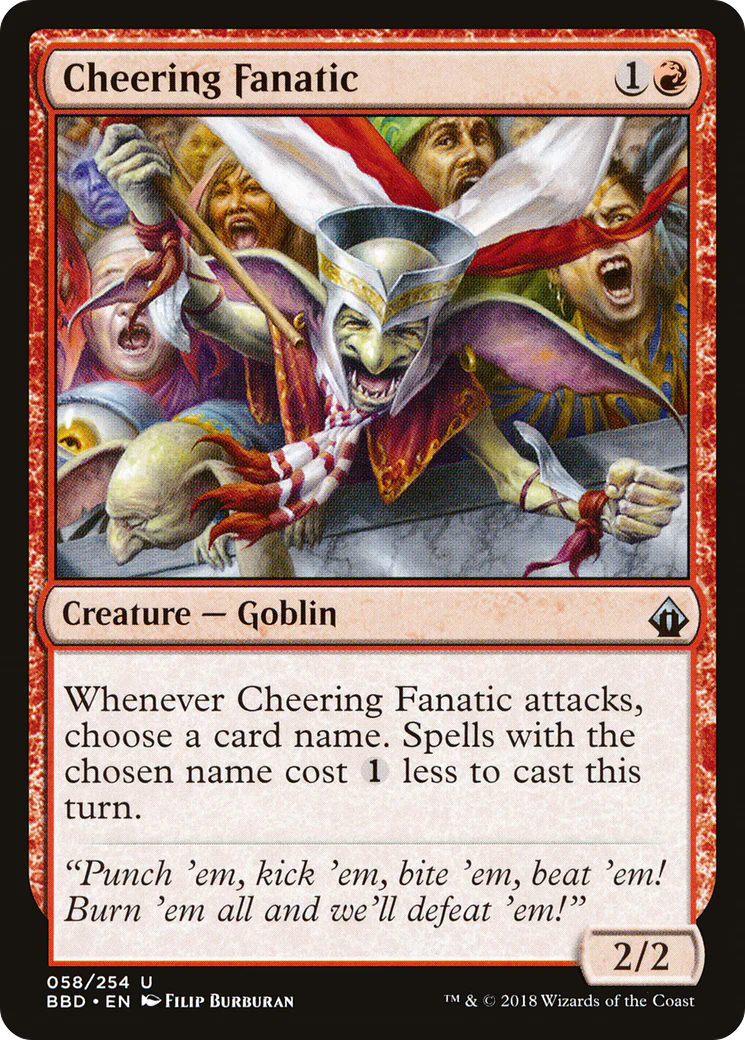 Cheering Fanatic (BBD-058)  - Battlebond