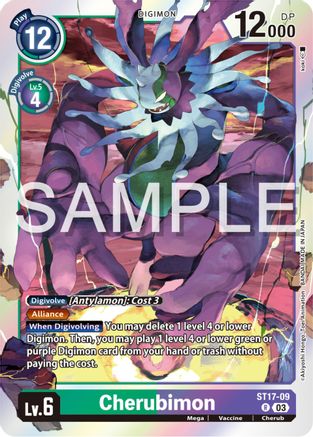 Cherubimon (ST17-09) - Starter Deck 17: Double Typhoon Advanced Deck Set Foil