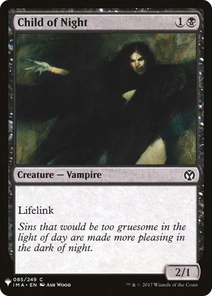 Child of Night (LIST-IMA-85)  - The List