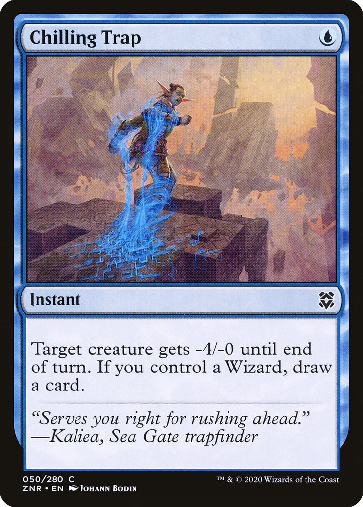 Chilling Trap (ZNR-050)  - Zendikar Rising
