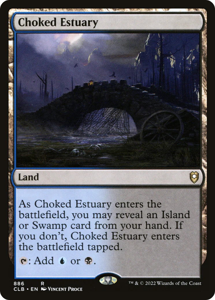 Choked Estuary (CLB-886)  - Commander Legends: Battle for Baldur's Gate