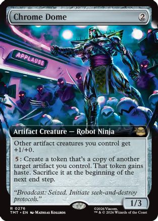 Chrome Dome (Extended Art) (TMT-276)  - Teenage Mutant Ninja Turtles