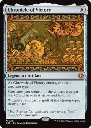 Chronicle of Victory (ECL-253)  Foil - Lorwyn Eclipsed